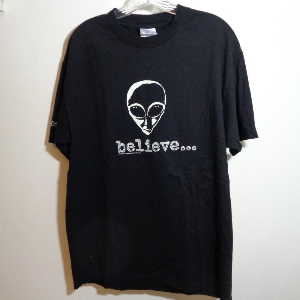 Vintage Cosmosphere Space Alien Graphic T-shirt L